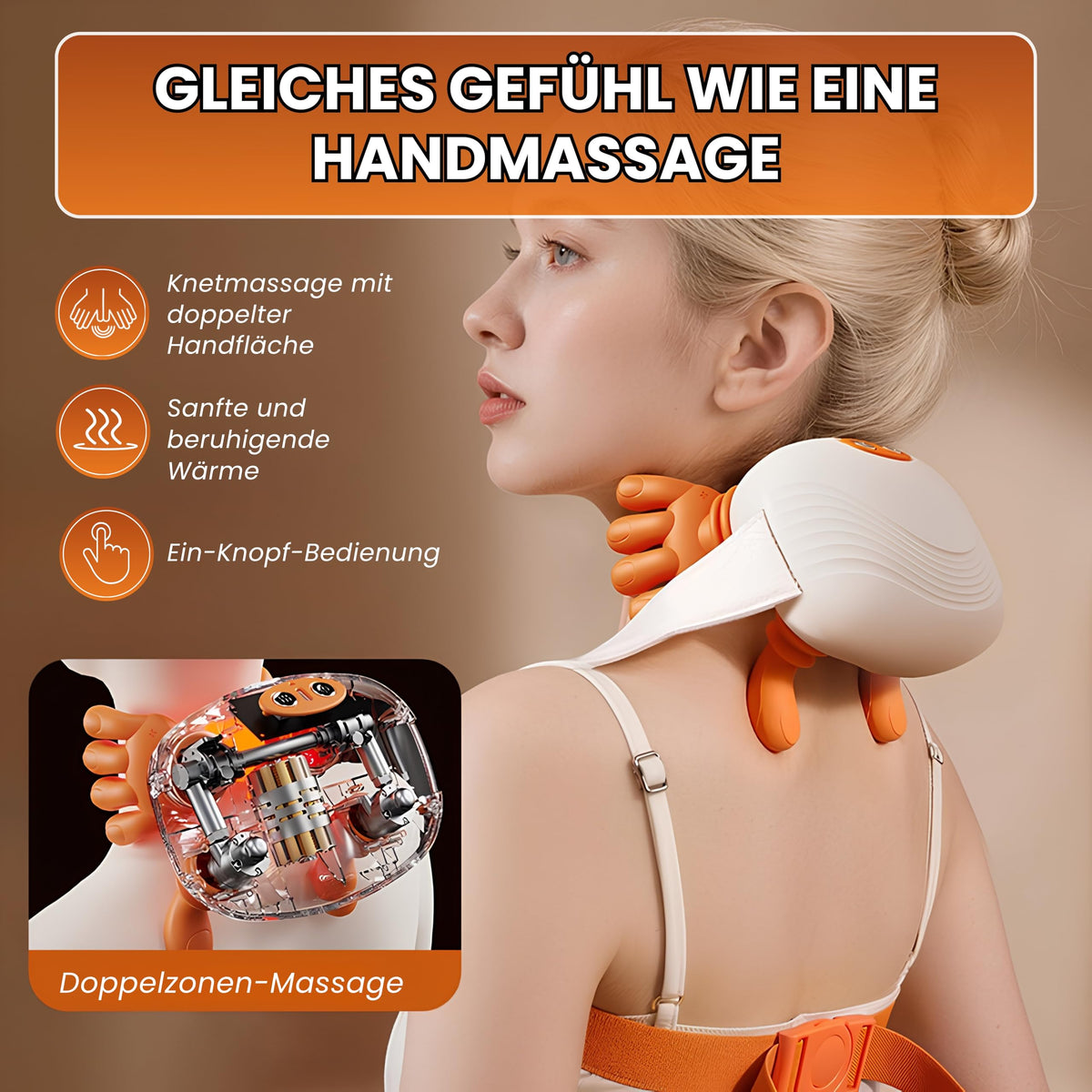 Neck Massager - White