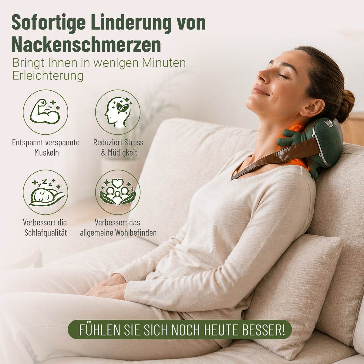 Nackenmassagegerät - Grün