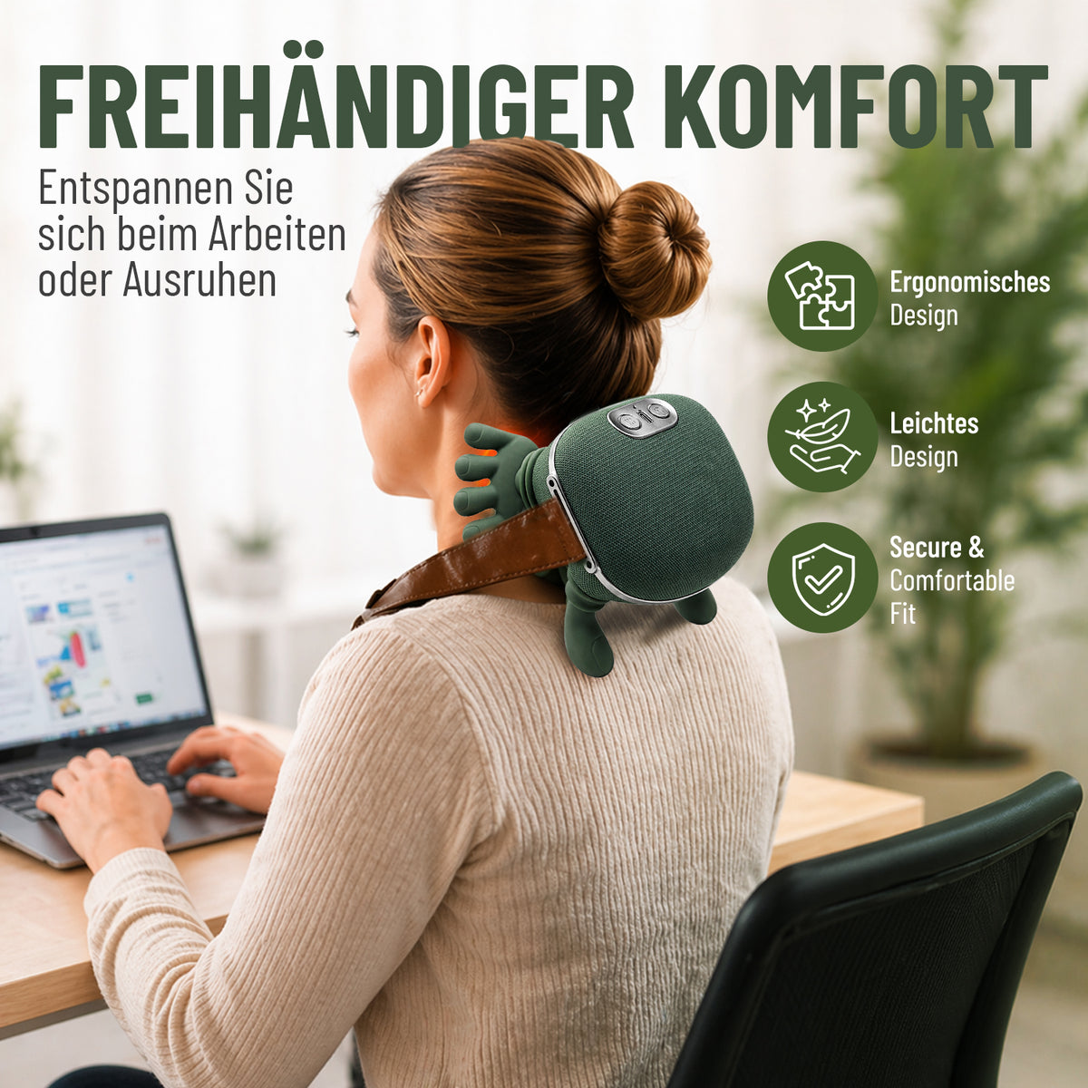 Nackenmassagegerät - Grün