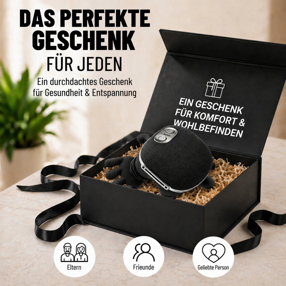 Nackenmassagegerät - Schwarz