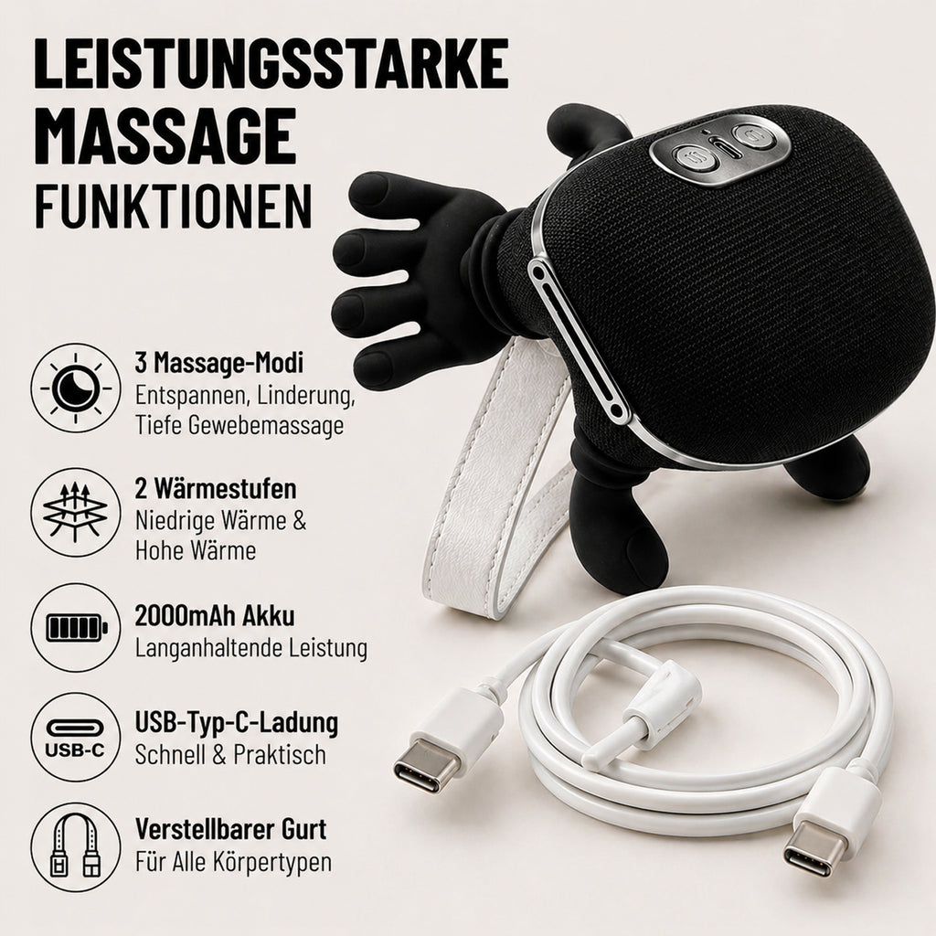 Nackenmassagegerät - Schwarz